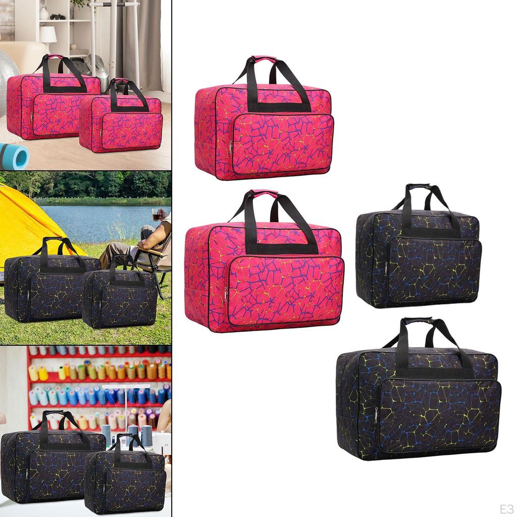 2Pcs Sewing Machine Bag Carrying Case Dustproof Yarn Storage Handbag
