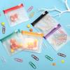 7/21 Peças Sacos Porta-Pílulas Reutilizáveis com Zíper Organizador de Medicamentos Autovedantes Translúcidos Sacos para Medicamentos Sacos de Viagem