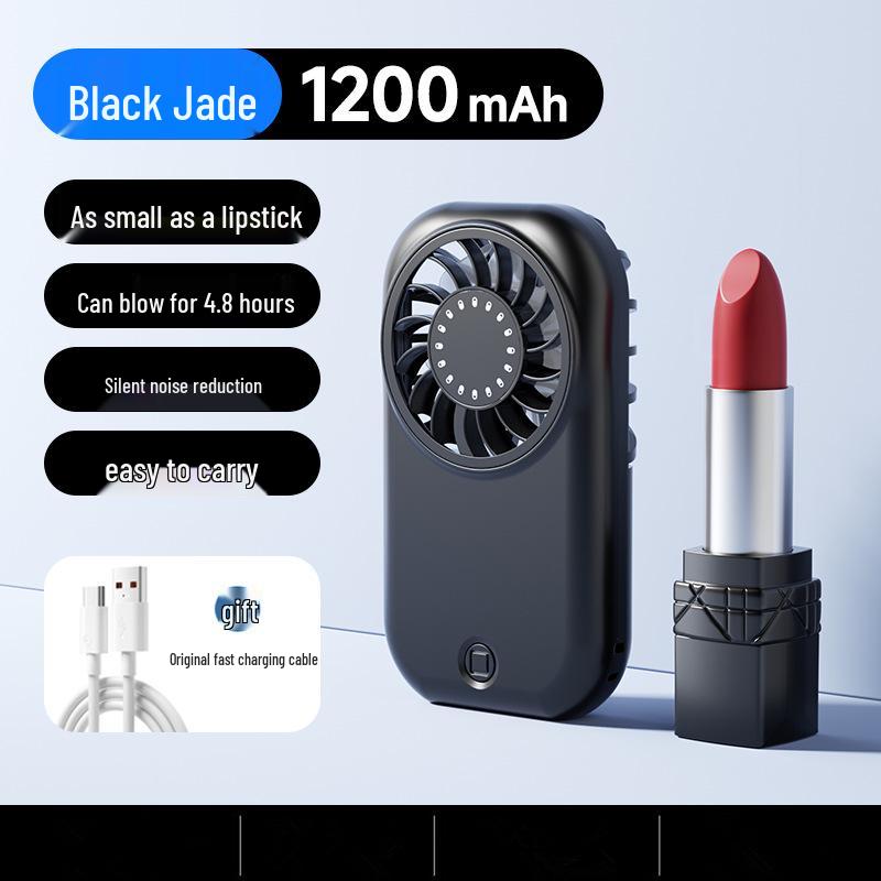 New Mini USB Rechargeable Silent Handheld Fan - High-Speed, All-in-One Electric Fan