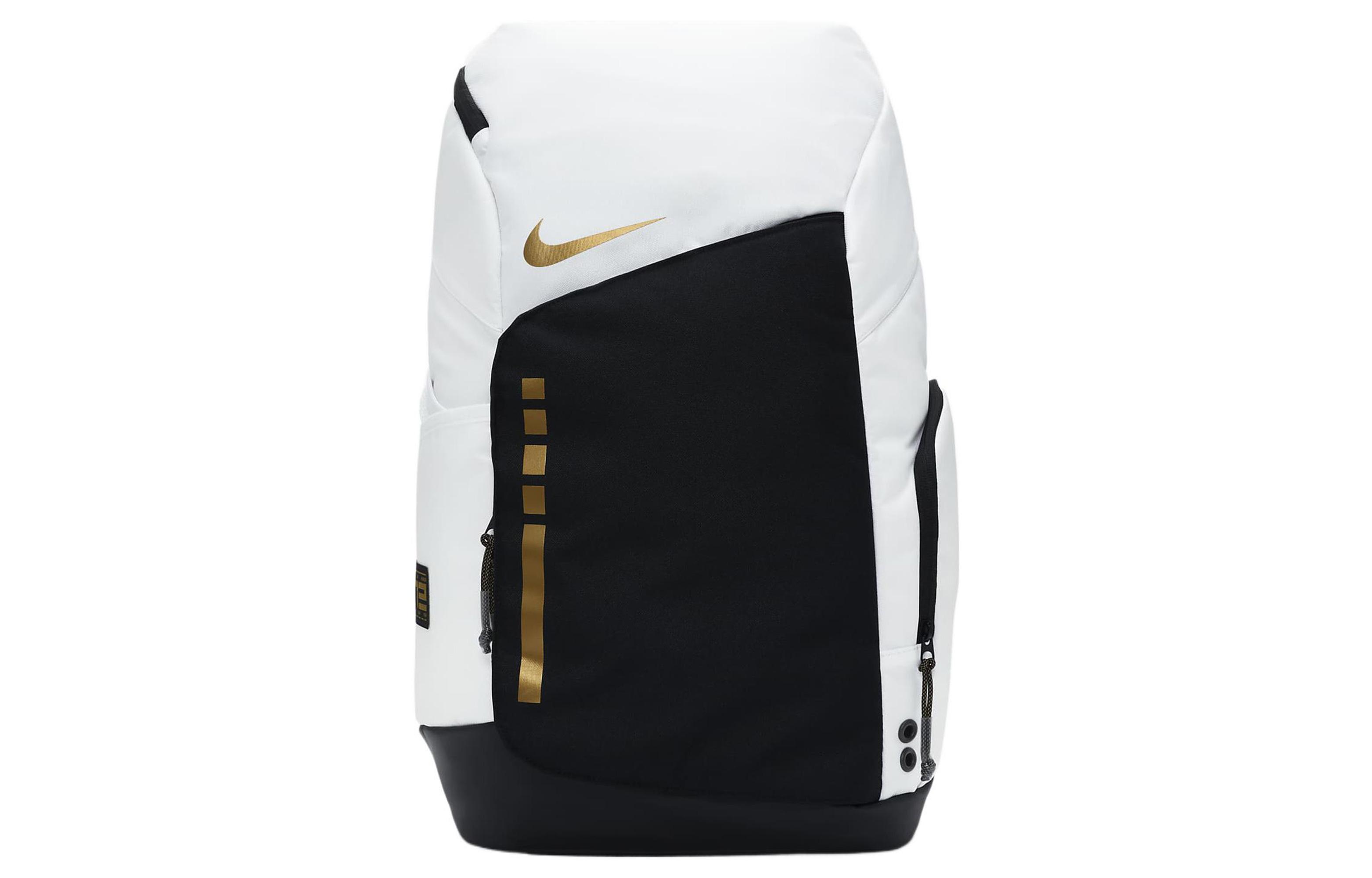 Рюкзак Nike Hoops Elite 32 л Белый/Золотой/Черный DX9786-100
