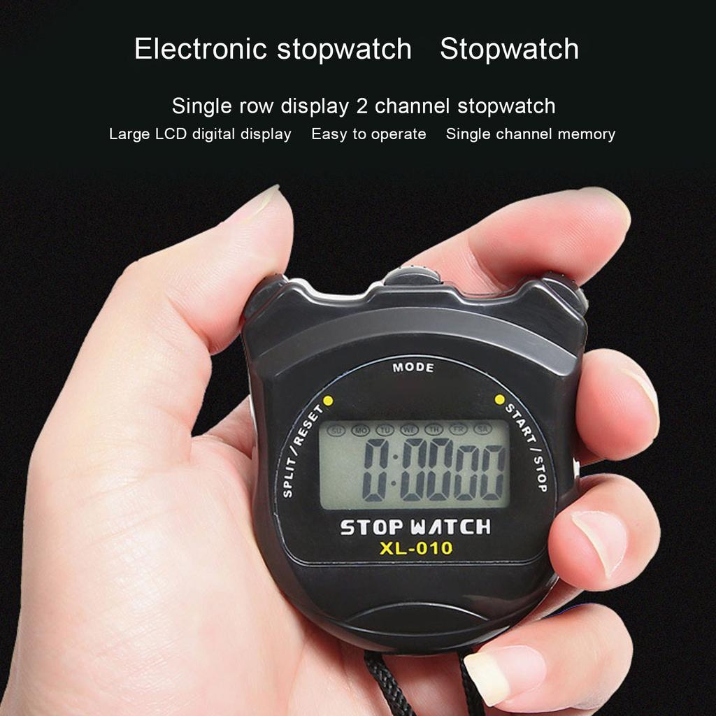 Referee Digital Stop Watch Timer Waterproof Multi Functions 140mAh Sports Stopwatch Timer for Running Racing
