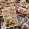 Retro Scrapbooking Sticker Cartoon Sticker Book Adhesive Sticker Photocard Sticker Book for Journal Decoration