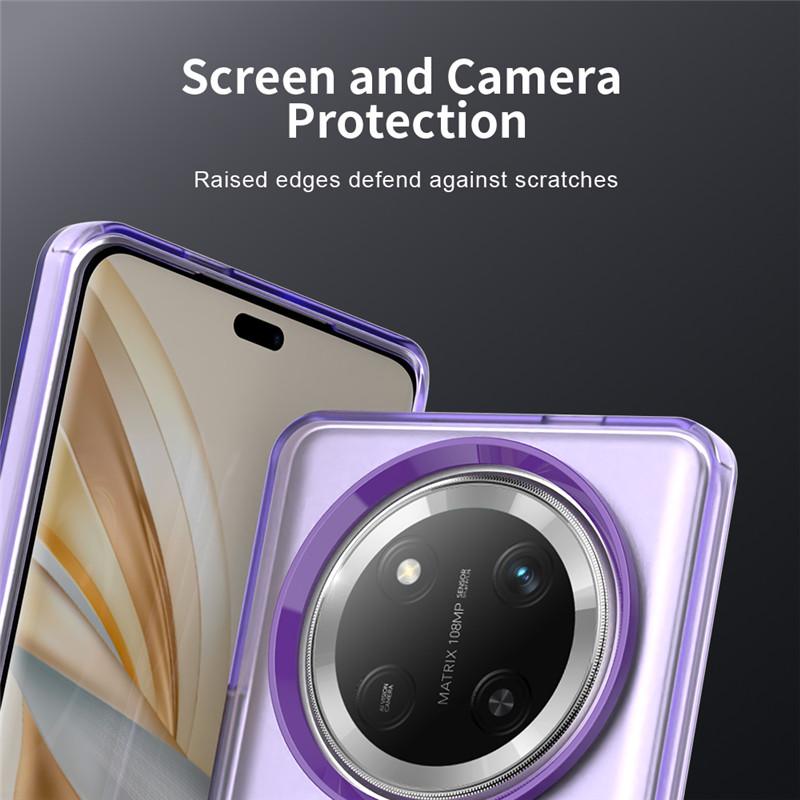 For Honor Magic7 Lite Case Honor Magic 7 Lite X9c Cover Magnetic Matte Bumper Shield Protective Phone Cases On Honor X9c Funda