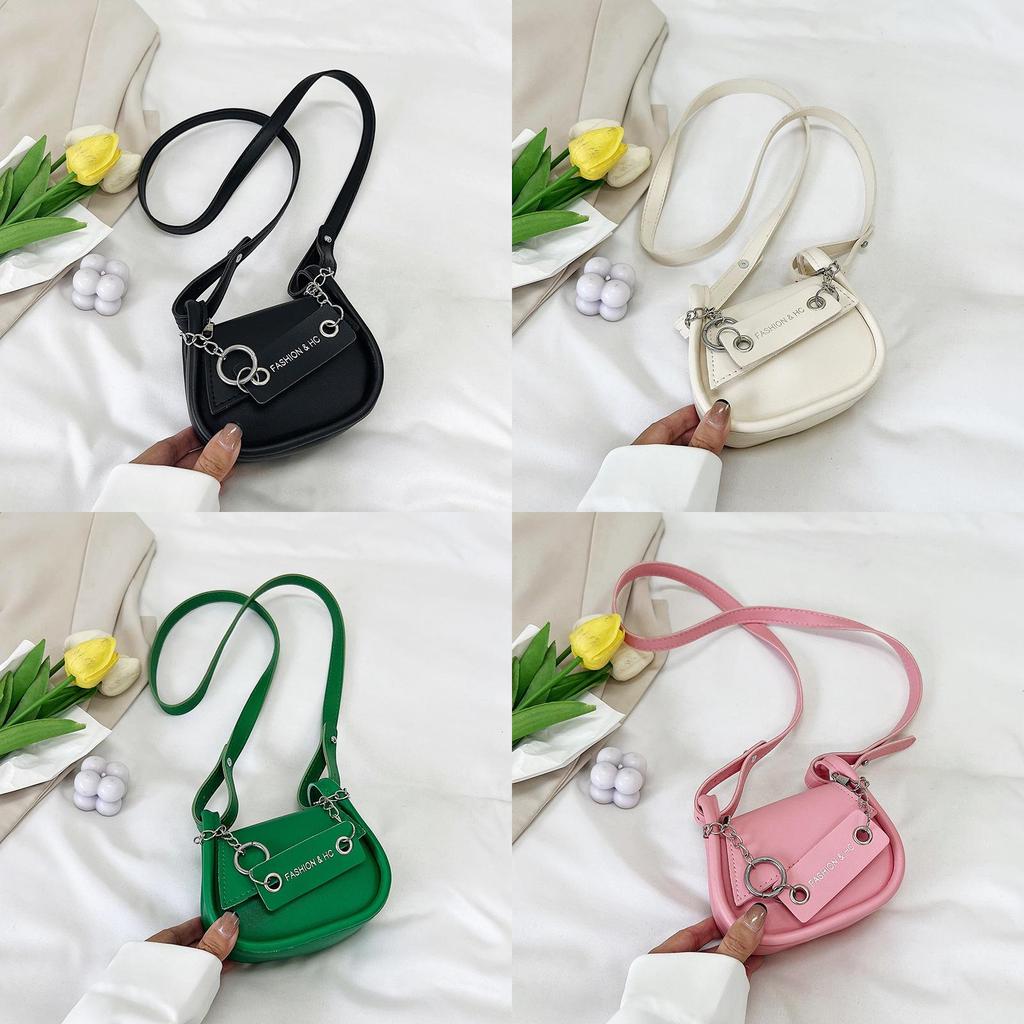 Modische Satteltasche Street Style PU-Leder Kleine Umhängetasche Für Damen 2023 Neu Sommer Lässig Einzelne Umhängetasche