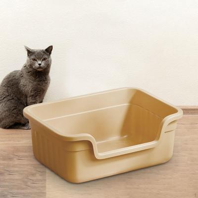 Kedi Kumu Kutusu, Tuvalet Kumu U Şekli Alçaltılmış Ön Sürgü, Küçük ve Büyükler İçin Kolay Temizlenebilir