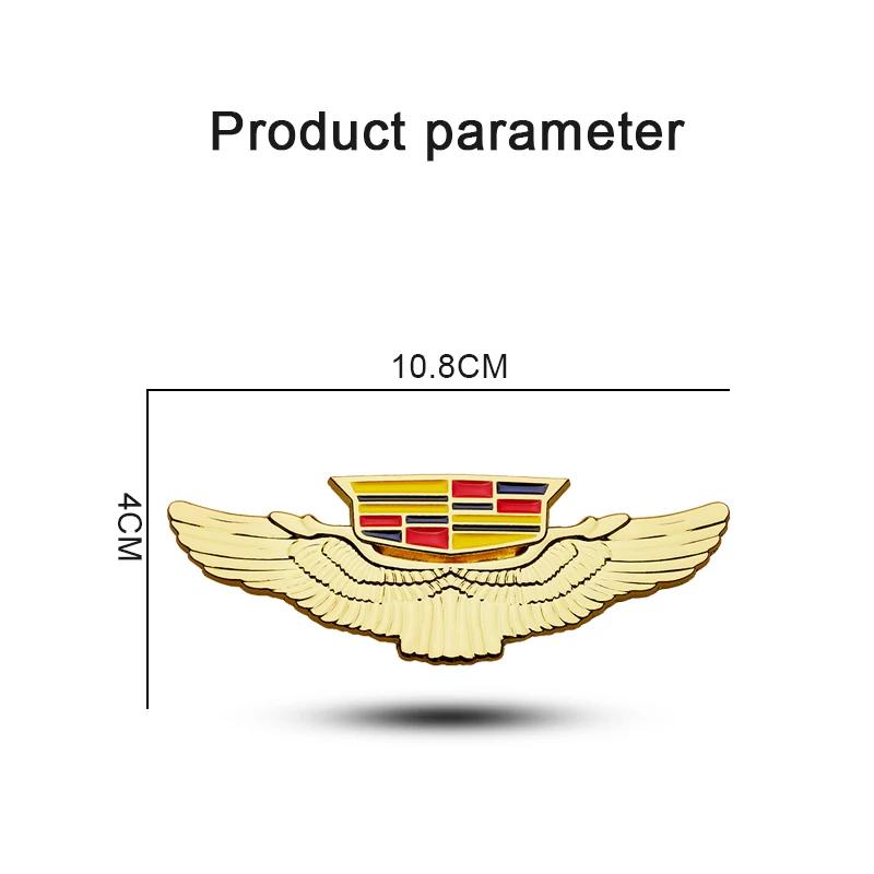 Auto Spatbord Zijde Metalen Sticker Achterklep Embleem Stickers voor Cadillac ATS BLS CT4 CT5 CTS SLS SRX XT6 XTS Escalade Deville DTS