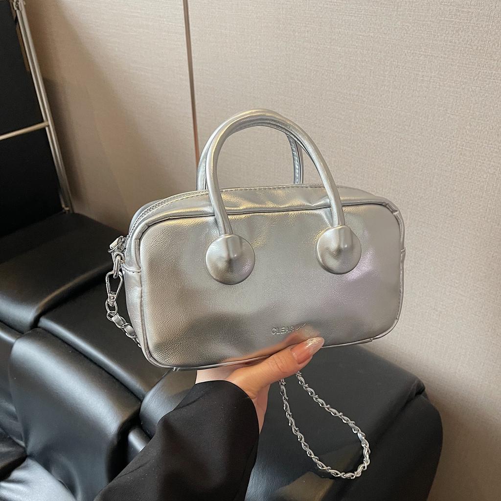 Spring Popular Portable Bowling Bag Women's New Shoulder Messenger Bag Niche Pillow Bag