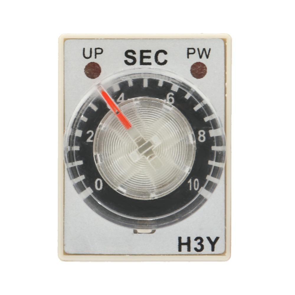 Delay Control H3Y-2 Time Relay 10s 8Pin Timer Time Relay AC 220V H3Y-2 Timer Relay Industrial Control