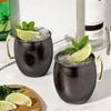 Fall-resistant Moscow Mule Mug with Handle Beer Cup Drinkware Cocktail Wine Cup  Gift
