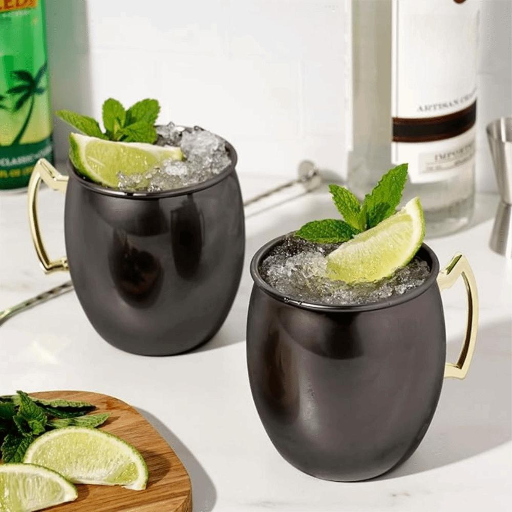 Fall-resistant Moscow Mule Mug with Handle Beer Cup Drinkware Cocktail Wine Cup Gift