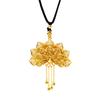 Trendy High-end Hollow Peacock Tassel Sweater Chain Women's Jewelry Necklace Pendant