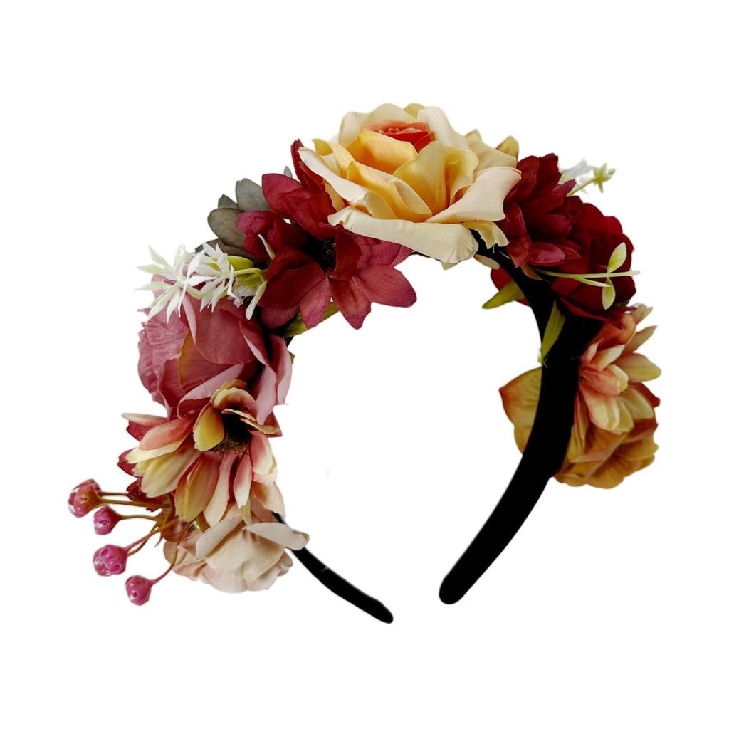 New simulated flower headband Hawaiian bohemian vacation party photo headgear
