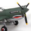 NUOTIE Warhawk Metal Model American Volunteer Group Commemorative Edition Flying Tigers Fighter Model Limited Collection Gift P-40 1/32