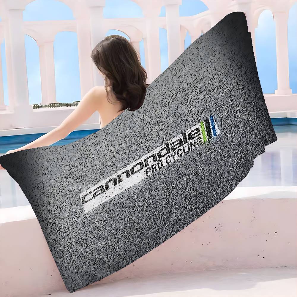 C-Cannondale Microfiber Printed Beach Towel Mountain Climbing Yoga Beach Swimming Running Absorbent Soft Towel