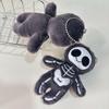 Cartoon Halloween Skeleton Plush Doll Pendant Keychain Creative Backpack Accessory Home Decoration For Children Halloween Gifts