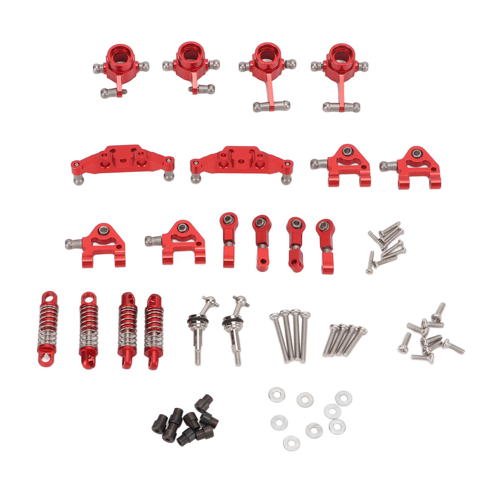 

RC Car Metal Upgrade Parts Kit Shock Absorbers CVD Drive Shaft Front Rear Steering Cup for WLtoys
