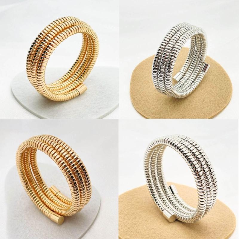 Wrap Arm Bracelet Flexible Stackable Bracelet Elastic Wristband Fashion Wrist Jewelry Wrist Accessory for Any Outfit