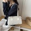 Korean Style Women Polka Dot Single Shoulder Underarm Portable Handbag