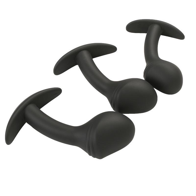 C586 Tragbarer Silikon-Butt-Plug-Massager für Männer & Frauen - Prostata- & G-Punkt-Stimulator für den Außenbereich.