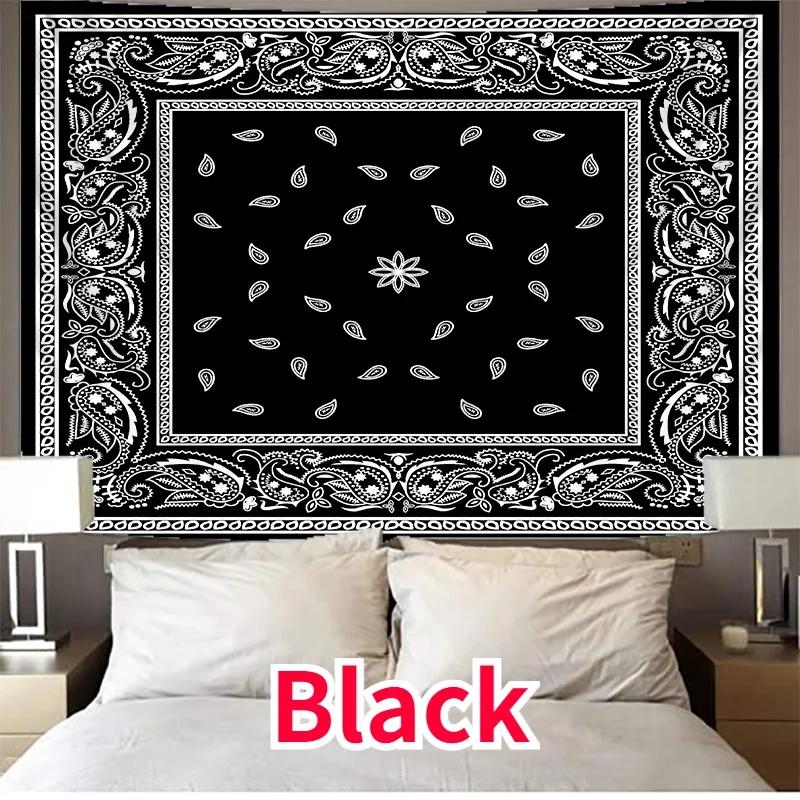 Gobelin Ścienny Wzór Bandana Sztuka Dekoracja Domu Gobelin z Nadrukiem Mandali do Sypialni Salonu Dekoracja Wzór Retro
