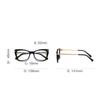 Blue Light Blocking Women Cat Eye Prescription Glasses For The Nearsighted  Student Myopes Lunettes 0 -0.5 -0.75 To -6.0