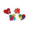 Spilla Arcobaleno Colorata Puzzle Spilla Metallica Unica Cartoon Per Borse E Accessori