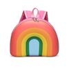 Cute Kids Backpack Rainbow Space Pattern Toddler School Bag Lightweight Waterproof Rucksack For Kindergarten Outdoor Travel