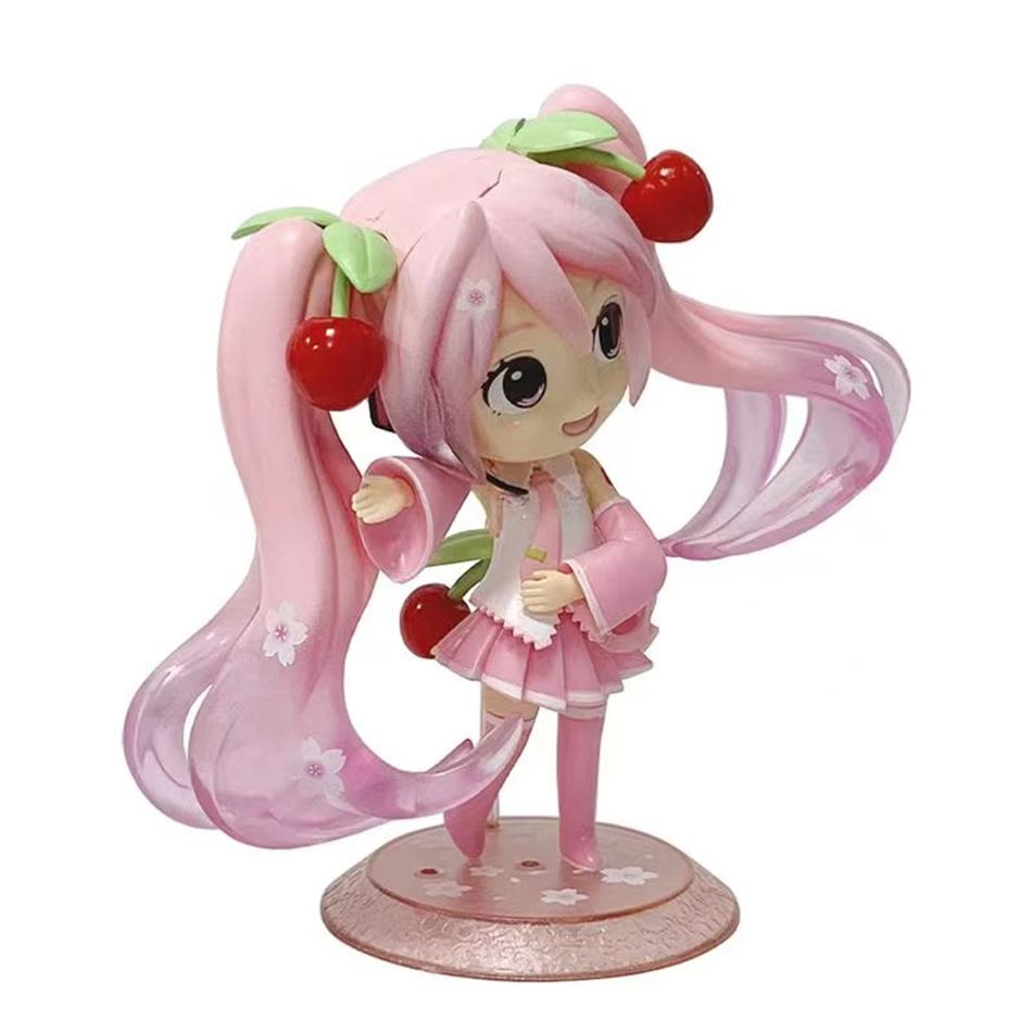 

NewHatsune Miku Game Character Hatsune Cartoon Doll Exquisite Girl Doll Model Toy Home Car Ornament Children Charm Birthday Gift