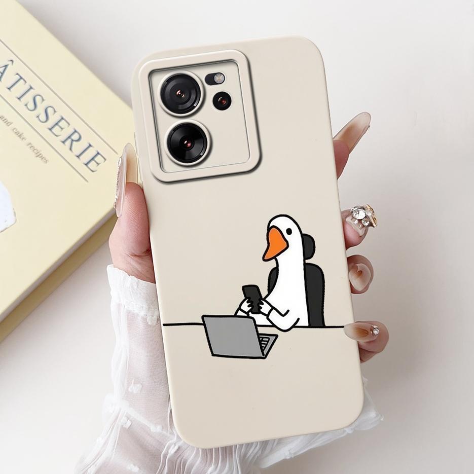 For Xiaomi 13T Pro Case Cool Fashion Machine Painted Cover Soft TPU Matte Phone Case For Xiaomi Mi 13T Pro Mi13T 13TPro 5G Shell