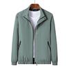 Men's Stand-up Collar Jacket - Spring/Autumn 2024 Korean Casual Plus Size Student Outerwear
