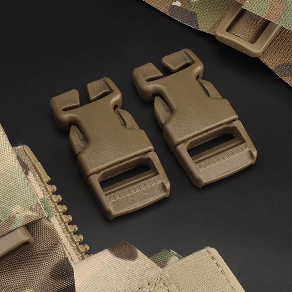 Surface Mount Backpack Buckle Quick Attach Airsoft Vest Buckles Modular Attachment Detachable for Hunting Belt Bag Outdoor Tools
