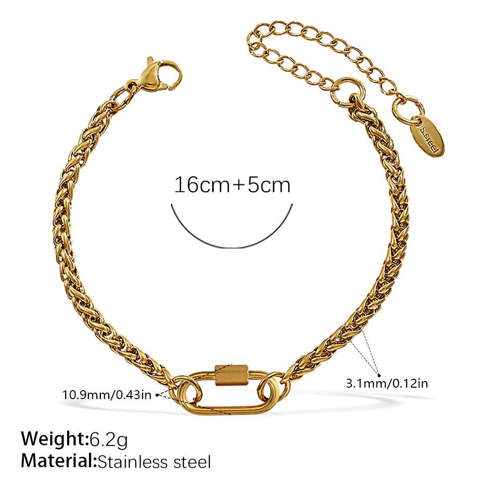Japan And South Korea Fashion Niche Bracelet Necklace Women'S Personality Design Versatile Jewelry Does Not Fade Popular Trend