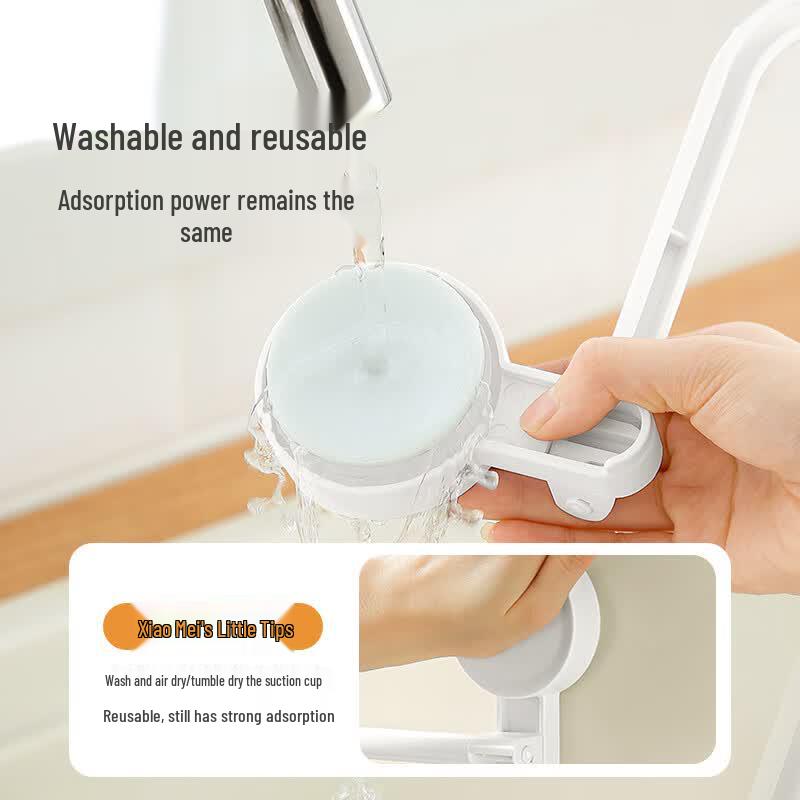 Suction Cup No-Drill Kitchen Paper Towel Holder