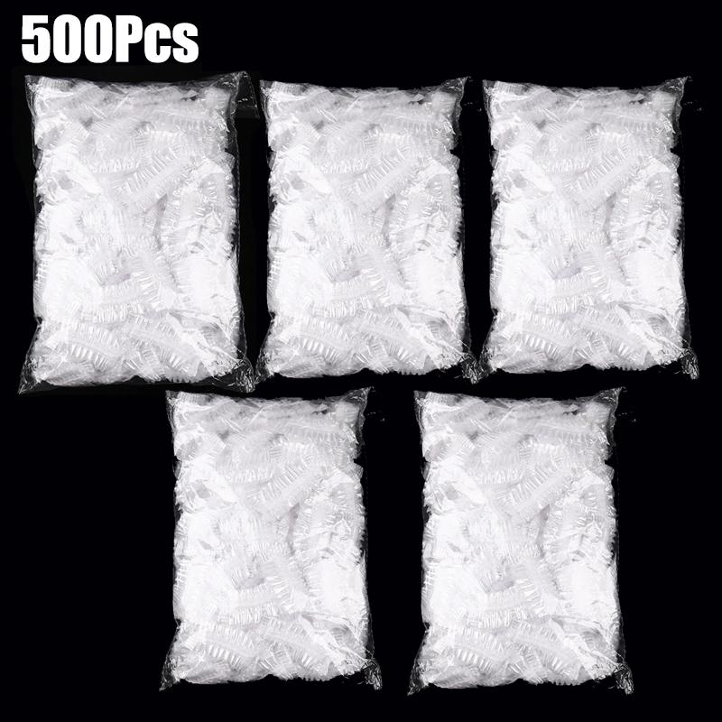 100/300/500Pcs Disposable Waterproof Ear Cover Transparent Bath Shower Hair Salon Earmuffs Coloring Protector Caps High Quality