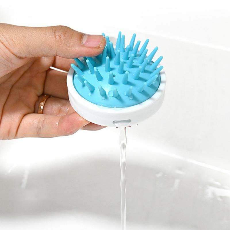 Masażer do skóry głowy Szczotka do rzeźbienia Szczotka do kąpieli Poduszka powietrzna Silikonowa szczotka do szamponu Masażer do skóry głowy do wzrostu włosów