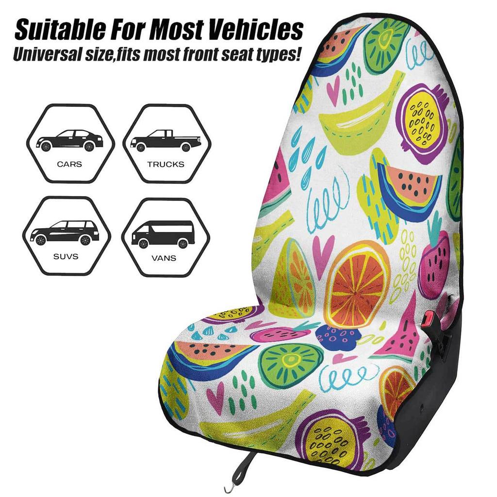 Universal Car Seat Towel Cover - Front Seat Protector for Gym & Workout, All-Season, Fits Most Vehicles