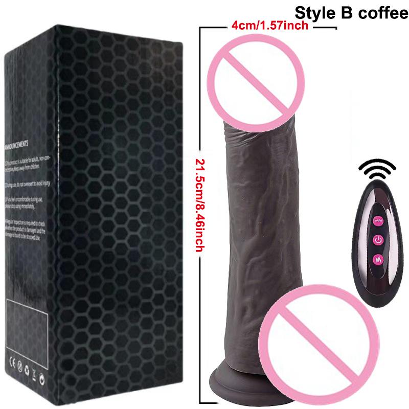 Thrusting Dildo Vibrator Sex Toys Realistic Dildos For G Spot Anal Stimulation Remote Control Penis Adult Toy For Women Couple