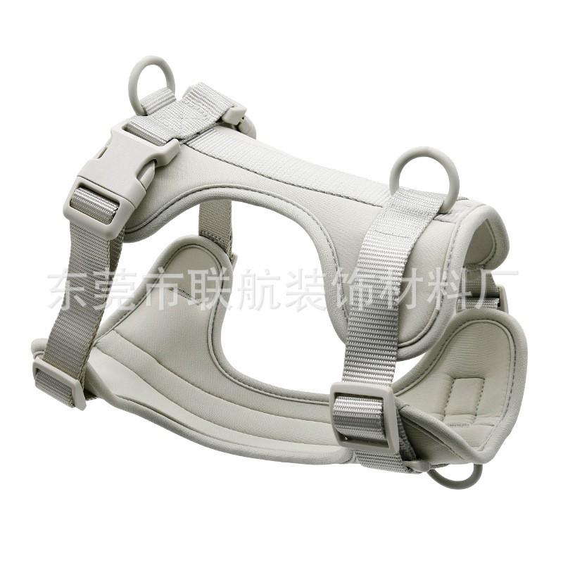Adjustable No-Pull Dog Harness With Soft Cotton Padding Escape-Proof Chest Strap Small To Large Dogs