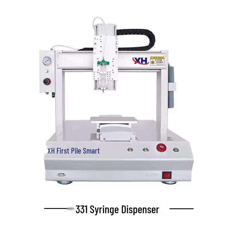 Fully Automatic Glue Dispensing Machine with UV, Silicone, Hot Melt, and AB Glue Capabilities – Single/Double Station, Three-Axis Precision.