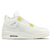 Jordan Air Jordan 4 Abrasion Resistant Mid Top Vintage Basketball Shoes Women's White Pink AQ9129-170(Team401-)