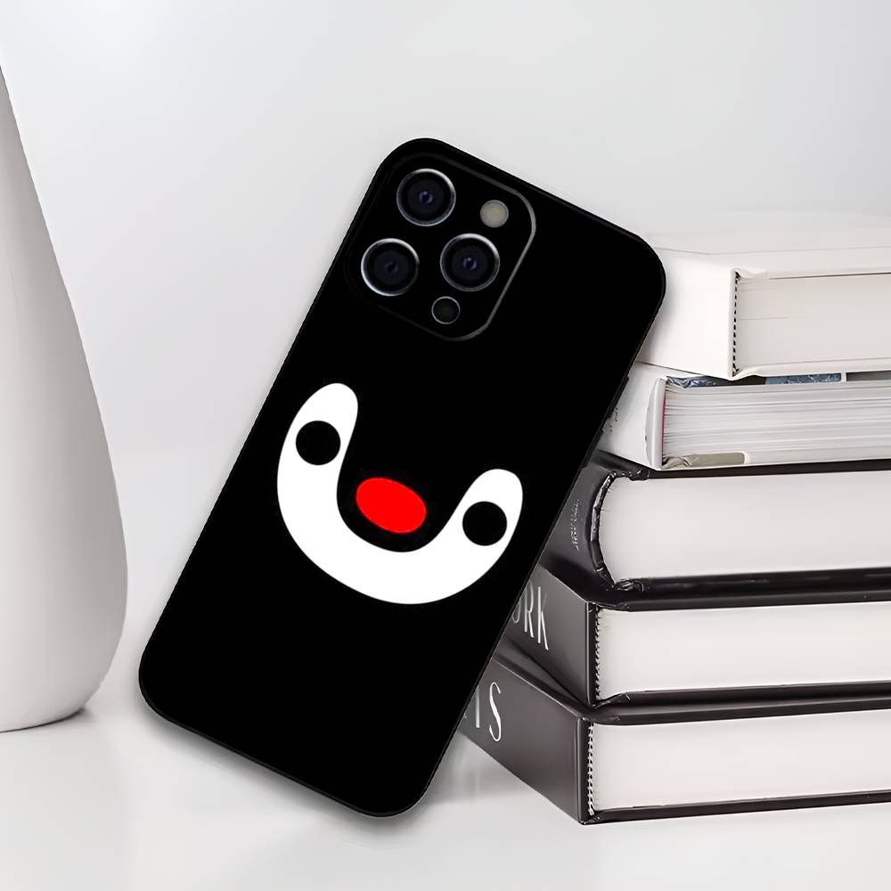 Cute Kawaii P-Penguin Phone Case For iPhone 17,16,15,14,13,12,11 Plus,Pro Max,XS,Soft Silicone Black Cover