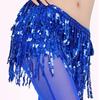 Women Belly Dance Clothing Accessories Tassel Belts Glitter Flap Hip Scarf Sequins Belt
