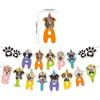 Pet Birthday Dress Set Cute Dog Party Outfit Banner Decoration Joyful Ceremony for Pets Dog Happy Birthday Party Decoration