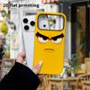 Phone Case: 2D Flat Samsung Galaxy A34 A35 M05 M06 S20 S22 S21 FE Plus 5G Protective Case, Yellow Angry, Perfect Christmas and Halloween Holiday Gift