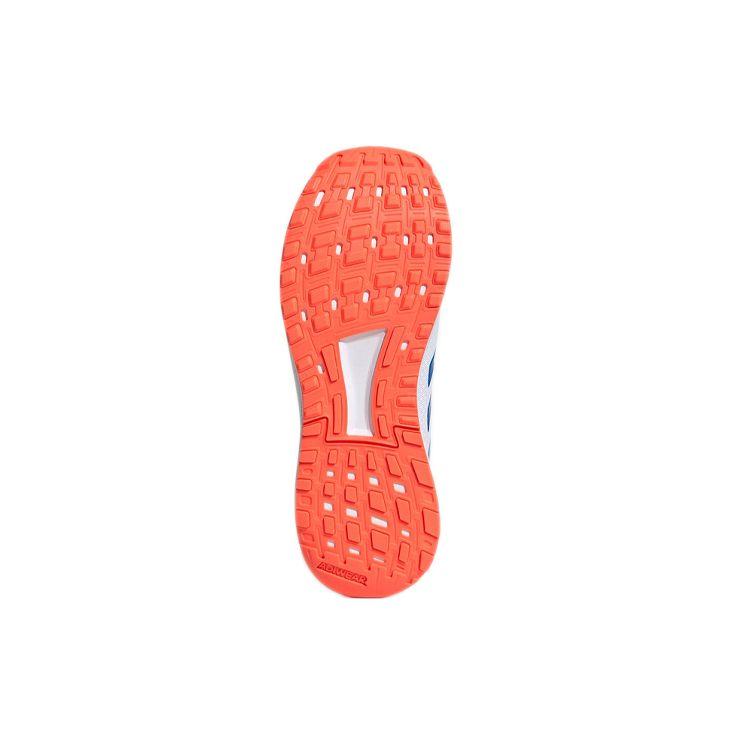 adidas Duramo 9 White Glow Blue Red Men Sneakers Cloud-White Solar-Red EG8665
