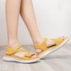 Fashion GKTINOO 2025 New Women Sandals Platform Leather Ladies Sandals Comfortable Flat Sandals Open Toe Beach Shoes Woman Footwear