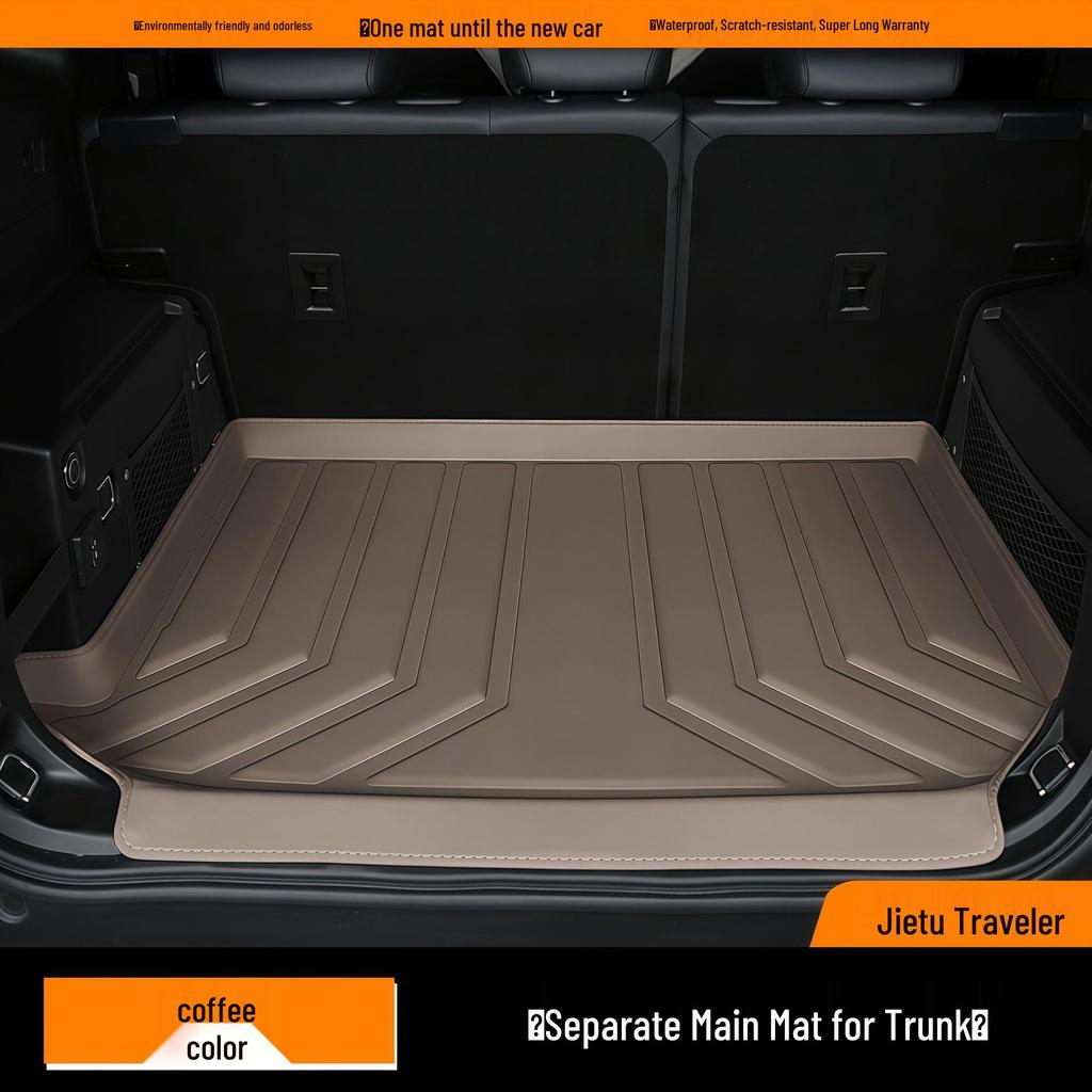 Waterproof Dustproof Trunk Mat for Jetour Traveller - Eco-Friendly Car Interior Accessory
