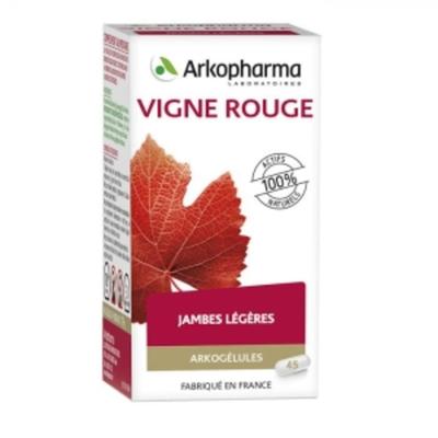 Arkopharma Arkogelules Arkogel Red Wine Light Legs 45 Capsules