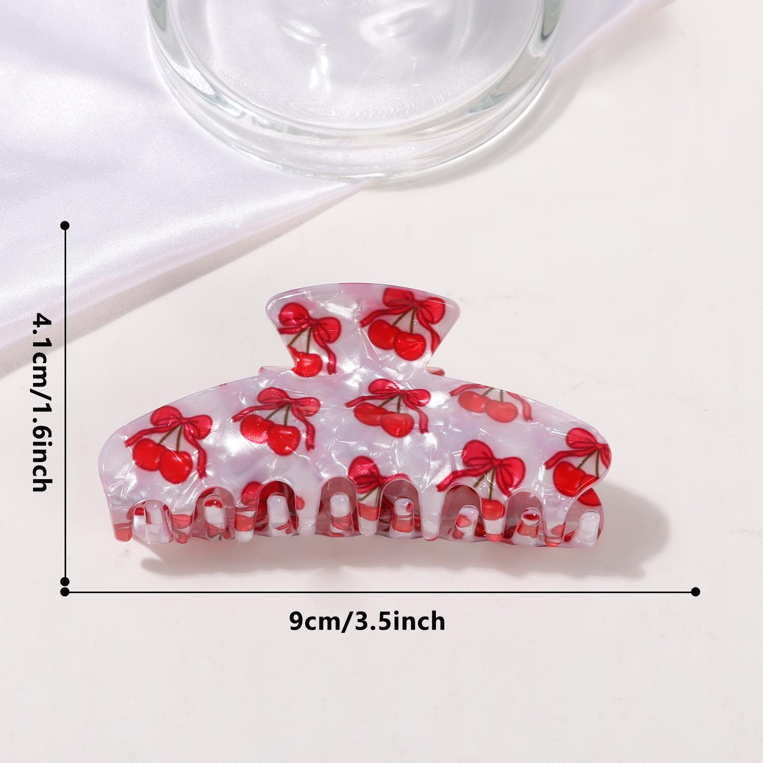 

Bamboo Yao New Sweet Cherry & Strawberry Shark Hair Clip Accessories for Girls