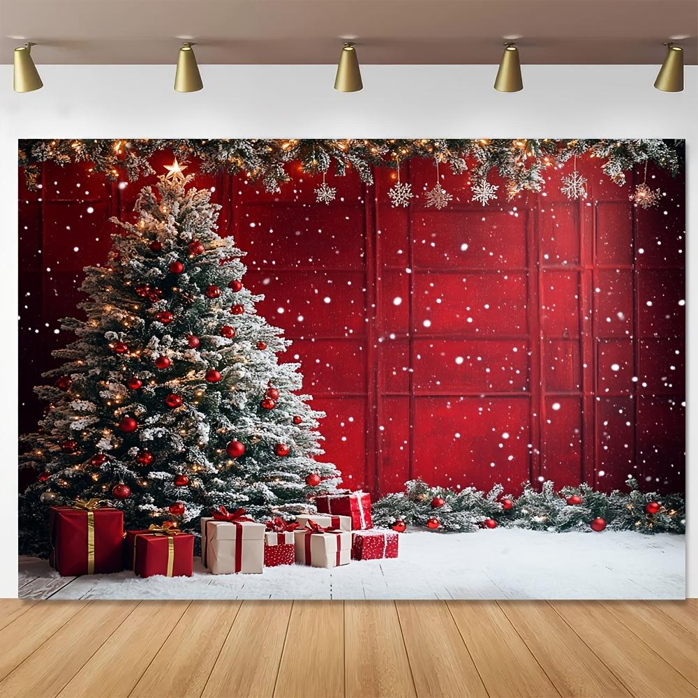 Weihnachtlich Festliche Weihnachtsszene Dekoration Hintergrund Winterkulisse Dekorationen Für Fotostudio Fotobox Christams Party